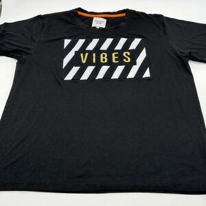 Bushwick Supply New‎ York Mens T-Shirt Size XL Crew Neck Black Good Vibes